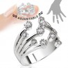 Bague phalange ajustable deluxe zircones (06)
