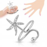 Bague phalange ajustable étoile de mer (17)