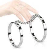 Double bague de phalange avec chainette (19)