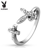 Bague phalange ajustable Playboy (38)