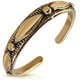 Bague phalange, pied bronze 02 - Losanges