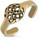 Bague phalange, pied bronze 04 - Cercle rosas