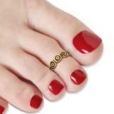 Bague phalange, pied bronze 10 - Cercles