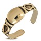 Bague phalange, pied bronze 11 - Centre plein