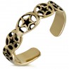 Bague phalange, pied bronze 16 - étoiles