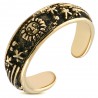 Bague phalange, pied bronze 27 - Soleil et étoiles