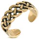 Bague phalange, pied bronze 29 - Bandes celtiques