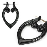 Boucles en corne deux boules (04)
