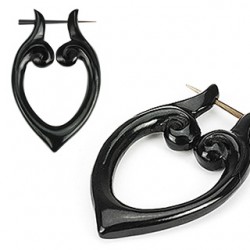 Boucles en corne deux boules (04)