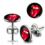 Stud argent 08 - Logo langue