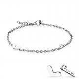 Chaine de cheville 02 - Coeur et love
