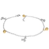 Chaine de cheville 12 - Clochettes gold-ip et tribal
