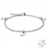 Chaine de cheville 49 - Papillons