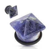 Plug carré o-ring sodalite
