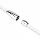 Cordon 26 Cuir 4mm blanc