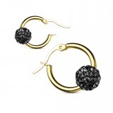 Boucles férido 22 - Style créle gold-ip
