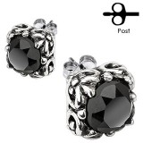 Clous gothiques 02 - Zircone noir
