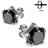 Clous gothiques 13 - Zircone noir et serres