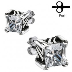Clous gothiques 17 - Zircone transparent deluxe