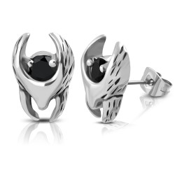 Clous gothiques 31 - Bouclier zircone noir