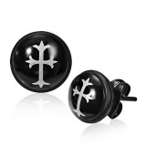 Clous en acier 39 - Noir croix