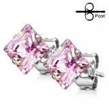 Stud US cristal carré