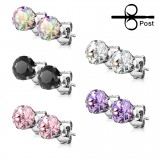 Stud US cristal rond