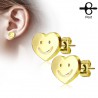 Clous en acier 189 - Coeur smiley