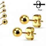 Clous en acier 186 - Boule gold-IP