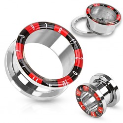 Tunnel acier dévissable roulette de casino