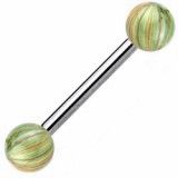 Piercing langue 42 - Multicolore