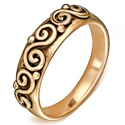 Bague tribale en bronze (06)