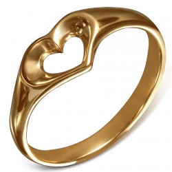 Bague en bronze ornée d'un coeur (11)
