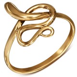 Bague en bronze lignes entrelacées (13)