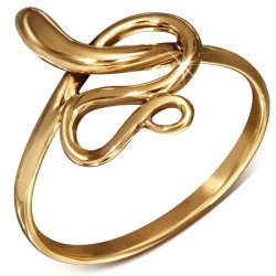 Bague en bronze lignes entrelacées (13)