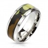 Bague acier 72 - Camouflage kaki