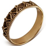 Bague en bronze zig-zag (33)