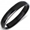 Bague céramique 16 - Fine noire