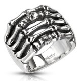 Bague gothique 13 - Main squellette