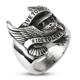 Bague gothique 25 - Ride to live