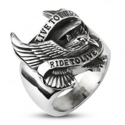 Bague gothique 25 - Ride to live