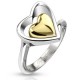 Bague coeur gold-ip dans un coeur gris (13)