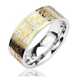 Bague gold-ip 26 - Motifs tribaux