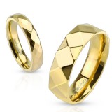 Bague gold-ip 43 - Facettes