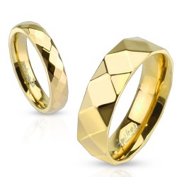 Bague gold-ip 43 - Facettes
