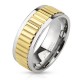 Bague gold-ip 45 - Centre fait de rectangles