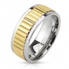 Bague gold-ip 45 - Centre fait de rectangles