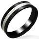 Bague PVD 03 - Grise et noire