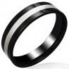 Bague PVD 03 - Grise et noire