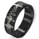Bague PVD 31 - Black-line tribal